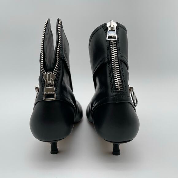 JW Anderson | Biker Kitten Heel Boot Black Pointed Toe Bootie 36 / US 6 - Picture 3 of 12